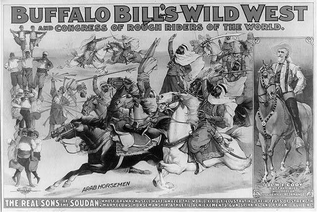 A Wild West show poster from the original story